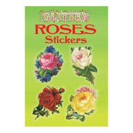 Dover, Little, Sticker Book, Glitter Roses